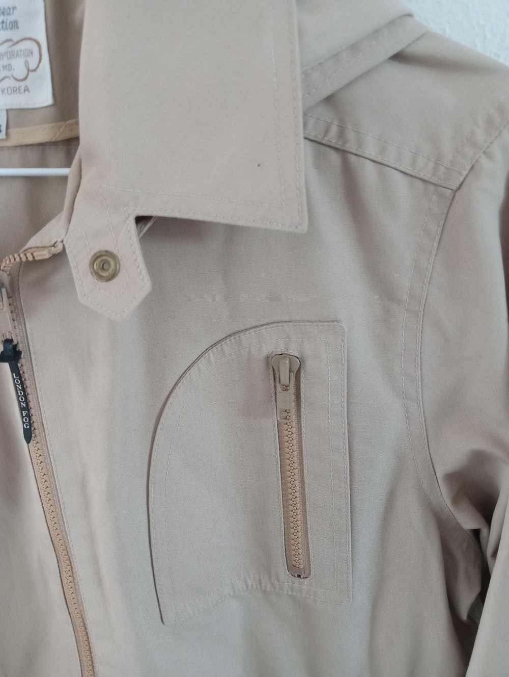 LONDON FOG Vintage Rain/Shine Canvas Tan Jacket | 13/14 - Picture 3 of 10